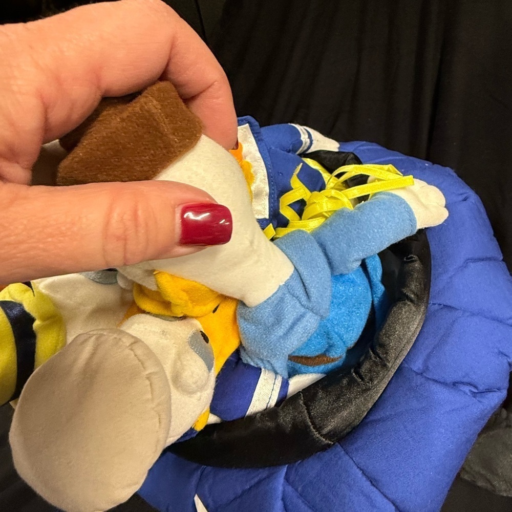 Vintage Disney Donald Duck Plush Set Huey Dewey Louise Disney Park Blue Hat Boat - Picture 8 of 15